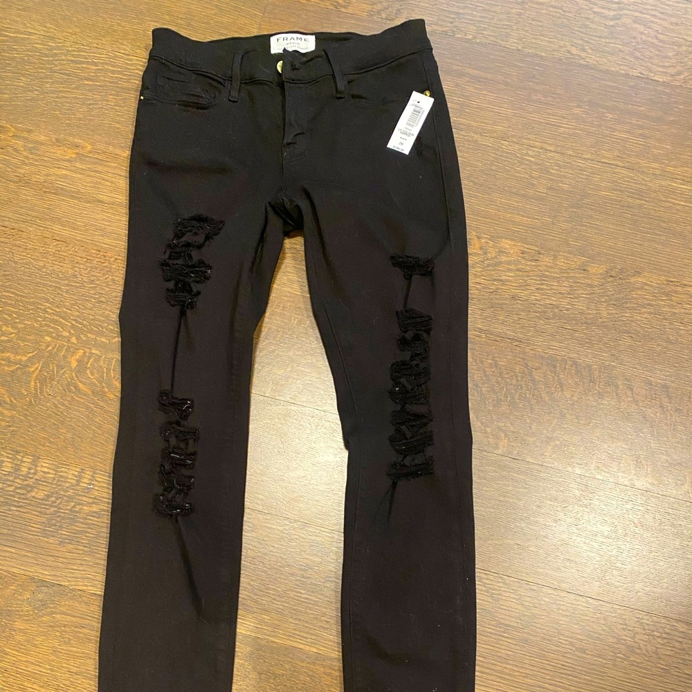 Frame - black denim jeans - new with tags!